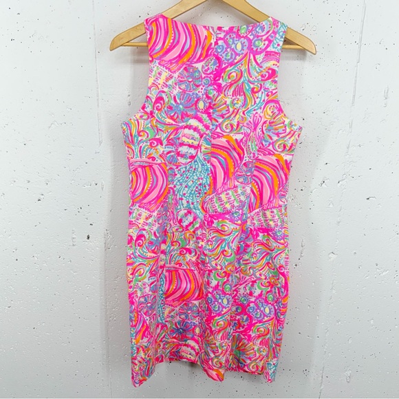 Lilly Pulitzer Women’s size 6 Ryder Hot Pink Multi Swish Fish Shift Dress - Picture 5 of 12